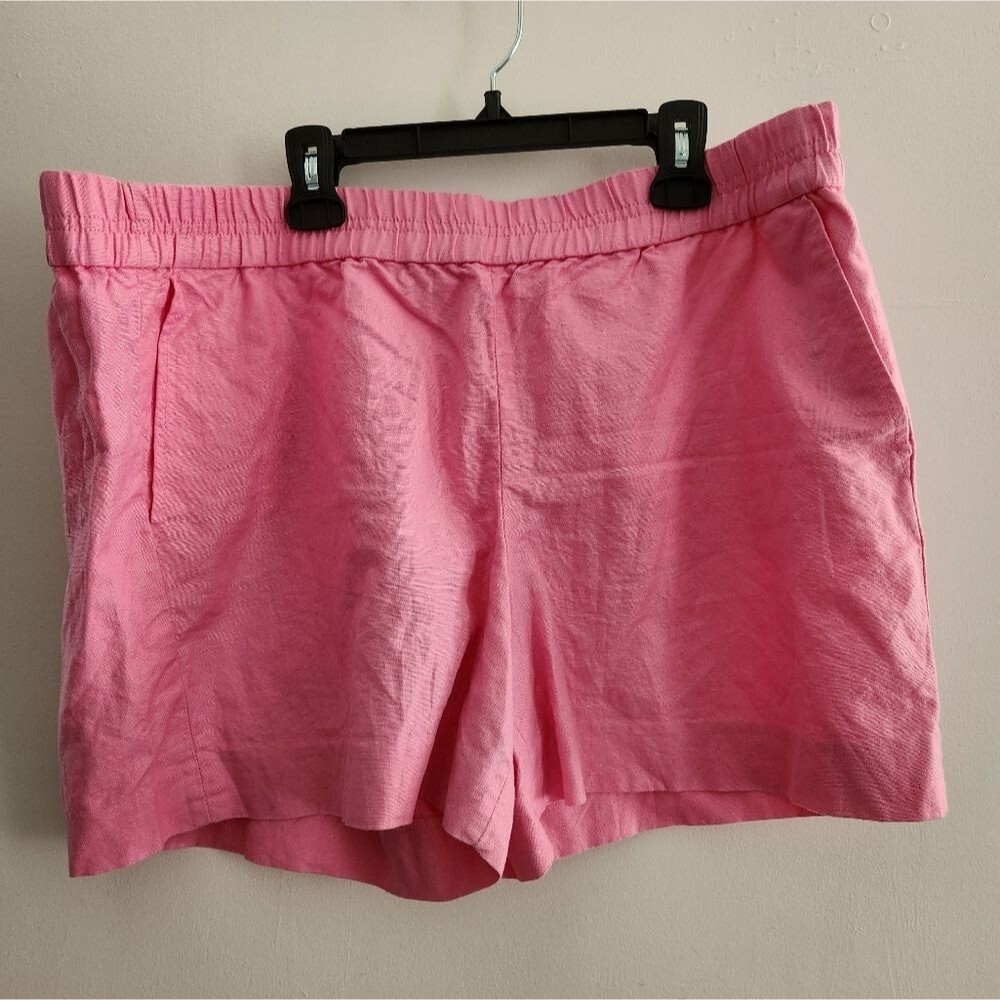 J. Crew Linen Blend Shorts Size 16